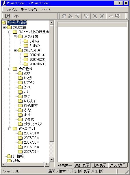 フォルダの全体